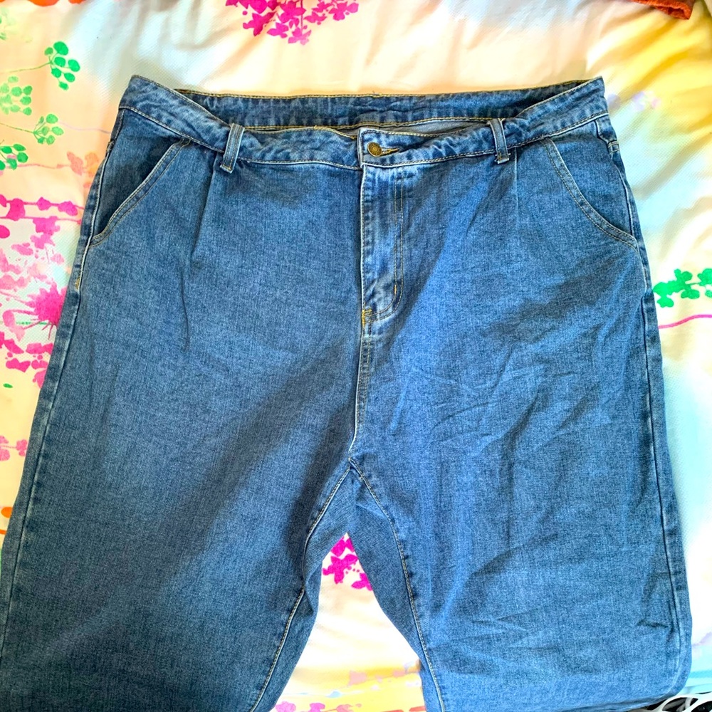 Vintage straight leg jeans.
